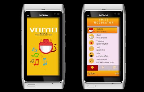Symbian VoMo ses deitirici